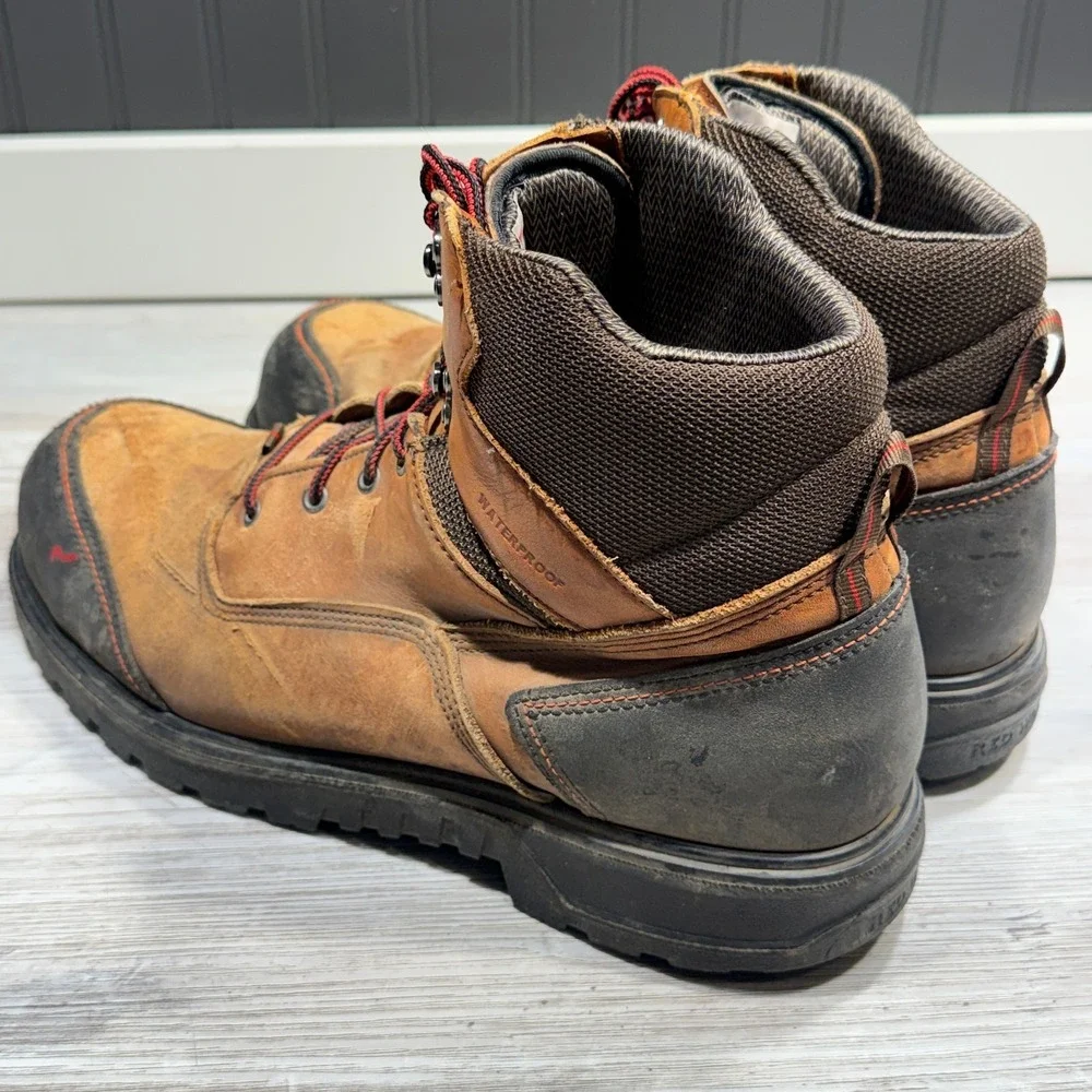 Red Wing‎ 2403 Waterproof Non-Metallic Safety Toe Work Boots - Size 13D USA MADE